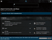 Tablet Screenshot of lost-boys.info